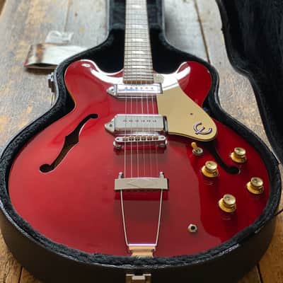 Epiphone 2004 Casino Electric Guitar Very Rare Factory Gloss Cherry Finish Peerless Factory Korea w/ OHSC image 3