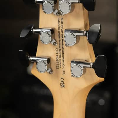PRS SE CE 24 Solid Body Electric Guitar - Ice Blue Metallic with Gig Bag image 7