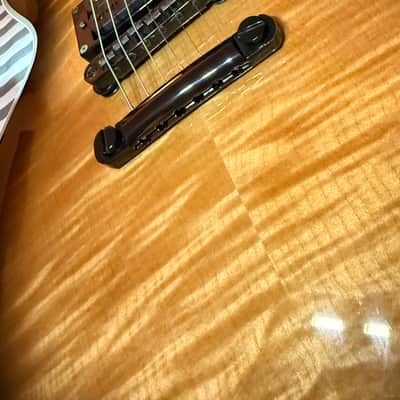 ESP LTD EC-1000 with Ebony Fretboard 2020 - Present - Black Natural Burst image 2