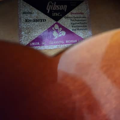 Gibson ES-330TD 1969 - 1972 Sunburst image 19
