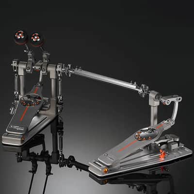 Pearl P3002DL Eliminator Demon Direct-Drive Double Bass Drum Pedal (Left-Footed)
