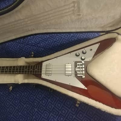 Gibson Flying V Bass Guitar 2011 Cherry image 1