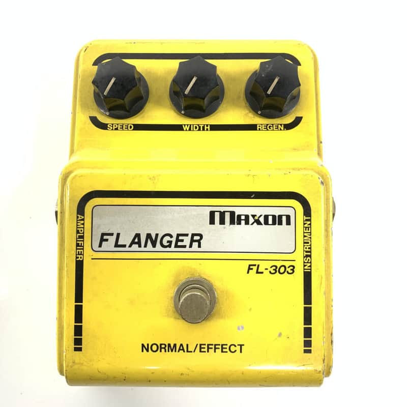 Maxon  FL-303 1980’ｓ FLANGER Yellow　TGHM image 1
