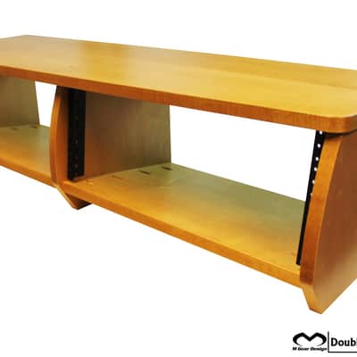M Gear Design - Recording Studio Audio Equipment Desktop Double Bay Rack - 8u image 2