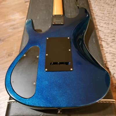 Kramer Nightswan Electric Guitar Vintage USA 1988 Blue Sparkle Excellent Condition W/OHSC image 17