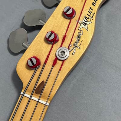 '80's Squier Bullet Bass B-34 3-Color Sunburst image 9