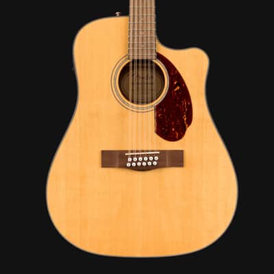 Fender CD-140SCE-12 Dreadnought 12-String Electro Acoustic, Natural image 1