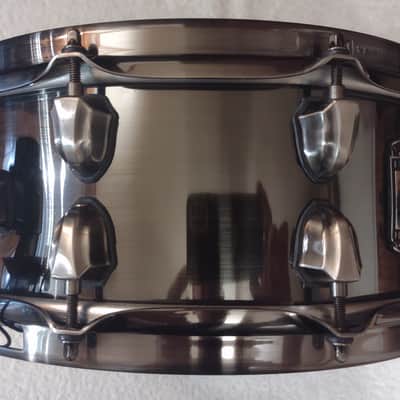 Mapex Black Panther Blade 14x5.5" Steel Snare Drum - Brushed Nickel Over Steel image 5