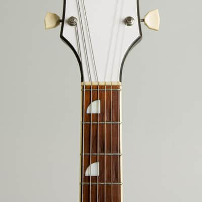 National  Val-Pro 88 Semi-Hollow Body Electric Guitar (1963), ser. #T-86077, original black alligator hard shell case. image 5