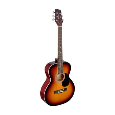 Stagg 4/4 Auditorium Acoustic Guitar - Sunburst - SA20A SNB image 4
