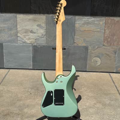 Used 2021 Angel Vivaldi Signature Pro-Mod DK24-7 Nova, Maple Fingerboard, Satin Sage Green image 7