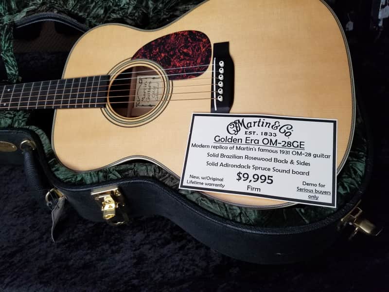 Martin OM-28 Golden Era (Brazilian Rosewood), 2003, with Original Paperwork & Case image 1