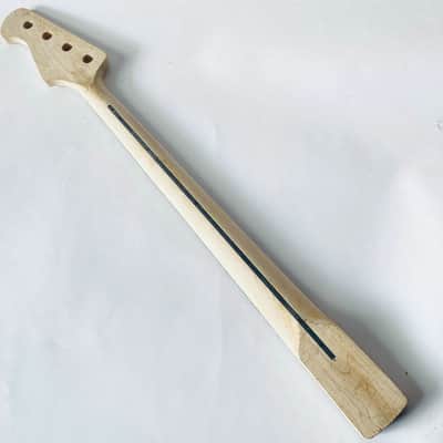 4 String Jazz Bass Style Maple Neck, 20 Frets Fingerboard image 12