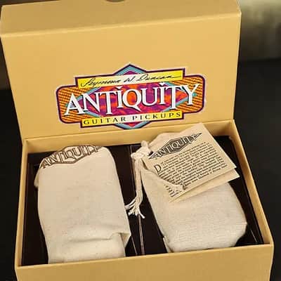 Seymour Duncan Antiquity Humbucker Pickup Set Aged Gold 1950's P.A.F. Pickups image 3