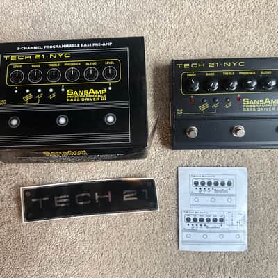 Tech 21 Sansamp Programmable Bass Driver 2008 - Present - Black image 4