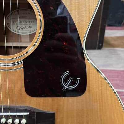 Used Epiphone SJ 18SCE Acoustic Guitar with case! image 5