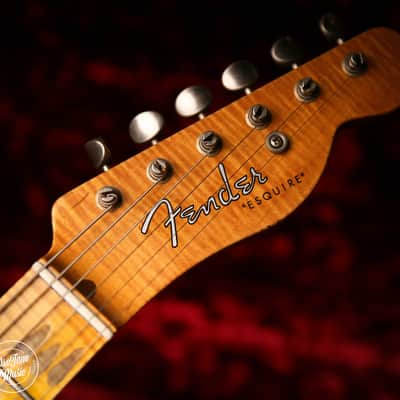 Fender Custom Shop Limited Double Esquire Relic Silver Sparkle & Case & Tags image 18