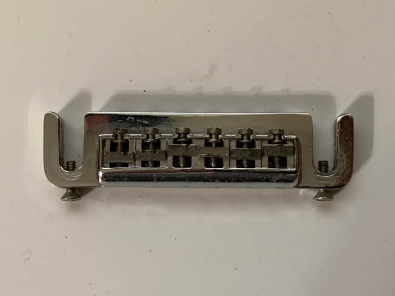 Leo Quan Badass Wrap Around Tailpiece Bridge Wraparound - Chrome image 1