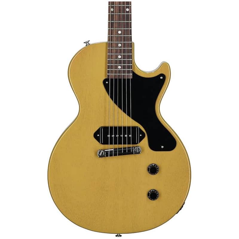 Gibson Les Paul Junior Vintage Electric Guitar (with Case), TV Yellow image 1
