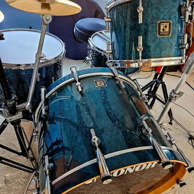 SONOR DeLite 4-piece Drum Kit Birdseye Azure Maple image 5