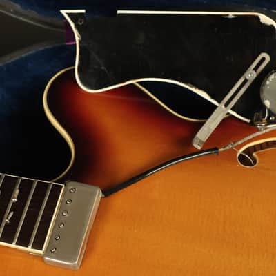 1965 Epiphone A412 Triumph Sunburst with wide nut width image 23