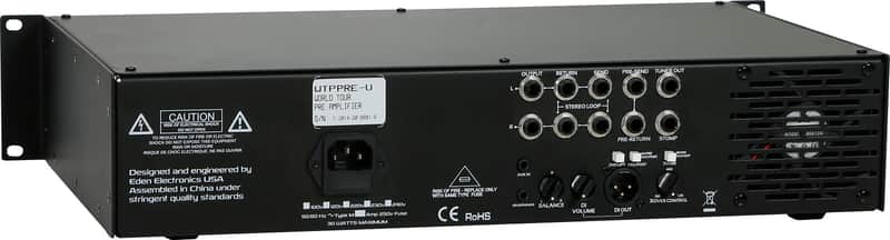 Eden WTPRE World Tour Pro Bass Guitar Preamp Rack | Reverb