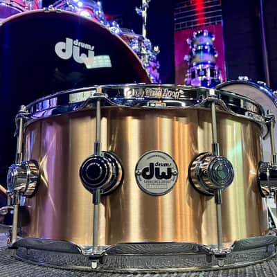 DW Collectors Brushed Bronze 6.5 x 14 Snare image 2