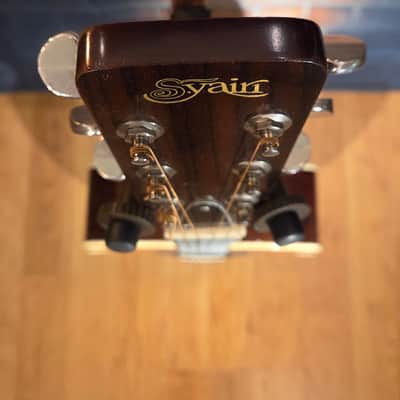 Vintage Japan 1970s S. Yairi 9110 SYairi Dreadnought Acoustic Natural - Top Splice Repair & GREAT Sound! image 4