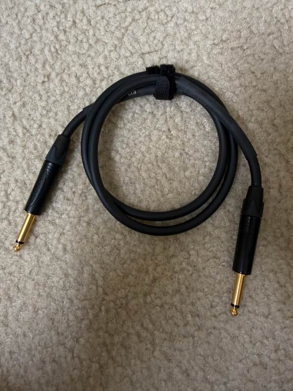 Live Wire Elite Instrument Cable 3 ft. Black (Set of 2) image 1