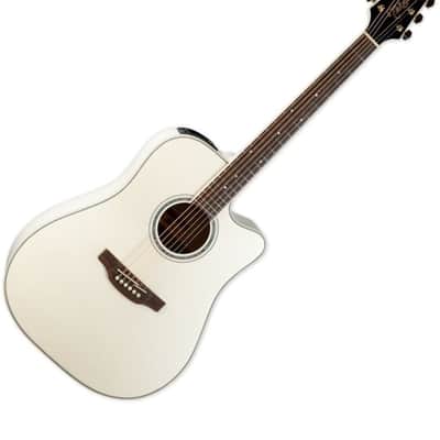 Takamine GD37CE Acoustic Electric Guitar Pearl White image 1