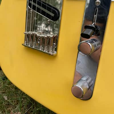Custom Telecaster JEFF BUCKLEY Electric Guitar Yellow Boutique Instrument SEYMOUR DUNCAN HIPSHOT FENDER image 7