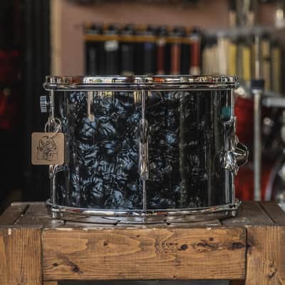 Premier 3 ply Mahogany Rack Tom in Black Diamond Pearl 1960s image 2
