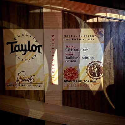 Taylor Builder's Edition 814ce - Natural image 6