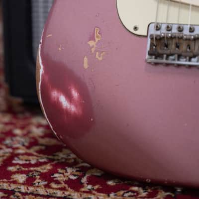 1997 Fender Custom Shop Cunetto Relic 1960 Stratocaster - Burgundy Mist image 10