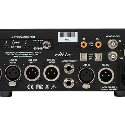 Lynx Hilo 2 (Black) | 2 Channel AD/DA Converter & Interface with Thunderbolt 3 Card image 3