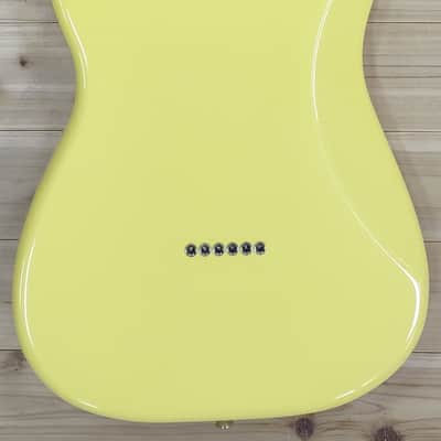 Fender Tom Delonge Stratocaster®, Graffiti Yellow, w/bag image 2