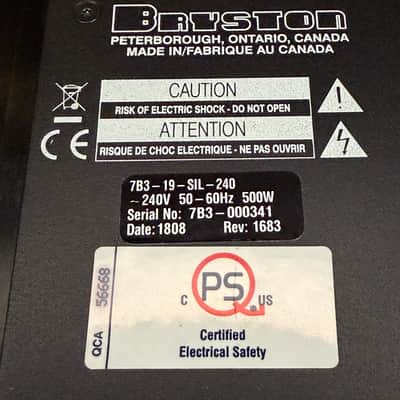 Bryston 7B Cubed Mono Amplifiers image 9