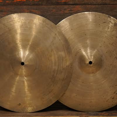 Zildjian 14" K. Istanbul 1950s Hi-Hat Cymbals - 954/976g image 1