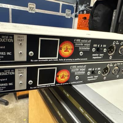 (2) Dolby system 361 Type A Noise Reduction units with CAT 22 cards. Close serial numbers image 4
