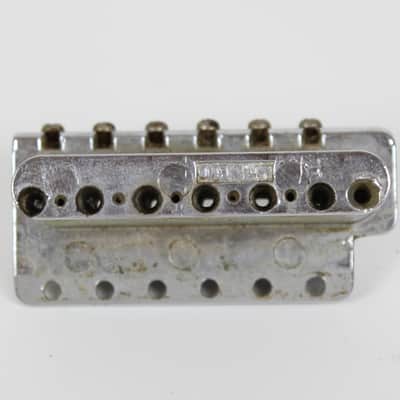 1978 Vintage Fender Stratocaster BRIDGE Assembly w/Tremolo Arm, Springs and Screws All Original 1970s USA Strat image 4