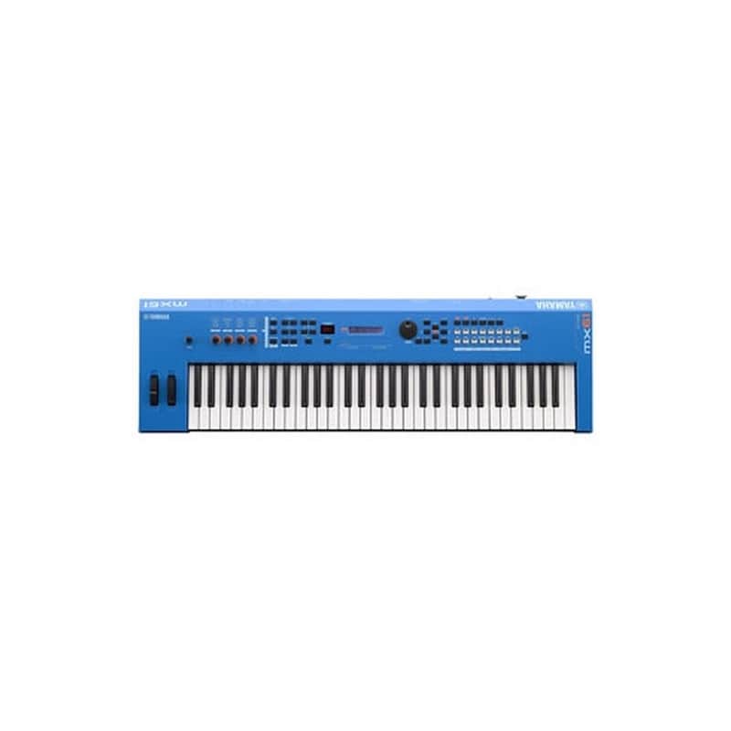 Yamaha MX61 Music Production Synthesizer, Blue image 1