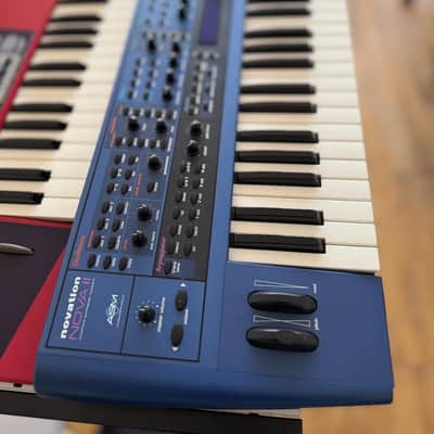 Novation Nova II Keyboard 16-Voice Synthesizer 2000-Blue (rare keyboard version) image 3