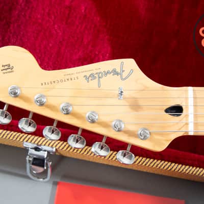 2021 Fender MIJ Japan Hybrid II Stratocaster Flamingo Pink w/ Tweed HSC image 3