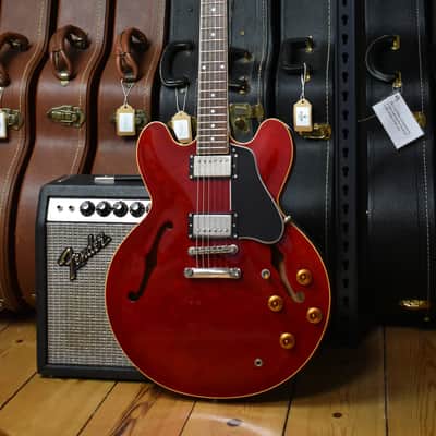 1995 Orville by Gibson ES-335 Cherry – w/HSC & Paperwork, Fujigen, Japan, MIJ, Rare image 3
