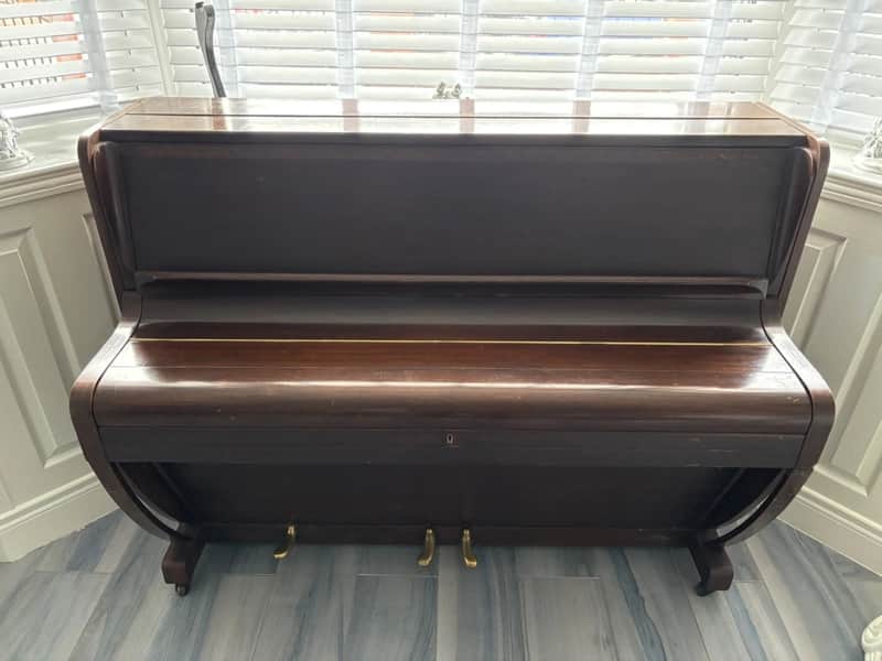 Challen Mandolin Rain Piano 1940's - Mahogany image 1
