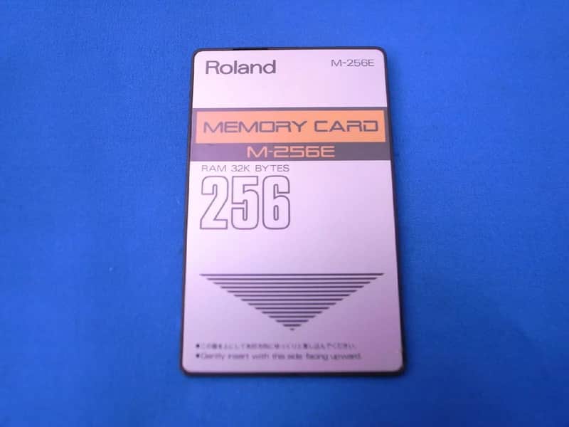 ROLAND M-256E MEMORY CARD RAM 32K BYTES image 1