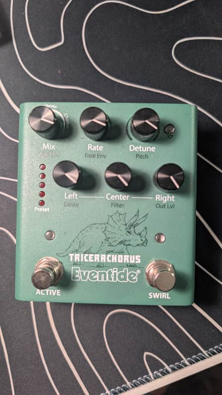 Eventide TriceraChorus Pedal 2021 - Green image 1