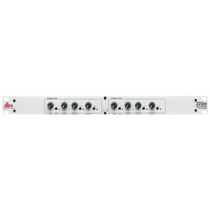 DBX Pro 223XS Stereo 2 Way/Mono 3 Way Dual Channel Crossover with XLR Connectors image 1