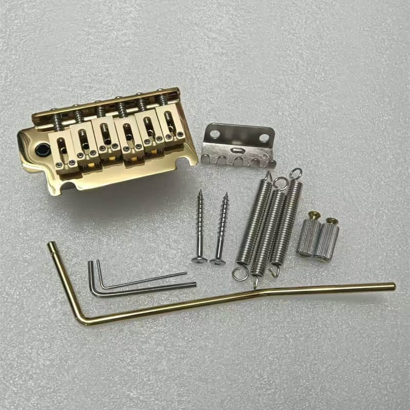 Warmtone Tremolo Series #1 M3 Strat Style Gold 2 pivot 10.5mm String Spacing image 1