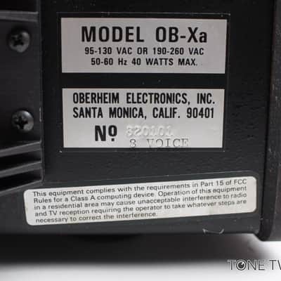 Oberheim OBXa - Fully Refurbished & Better Than The Rest - midi synthesizer keyboard VINTAGE SYNTH DEALER image 11